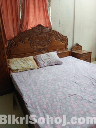 Shegun Wood Box Bed (সেগুন কাঠের বিছানা/ বক্স খাট)